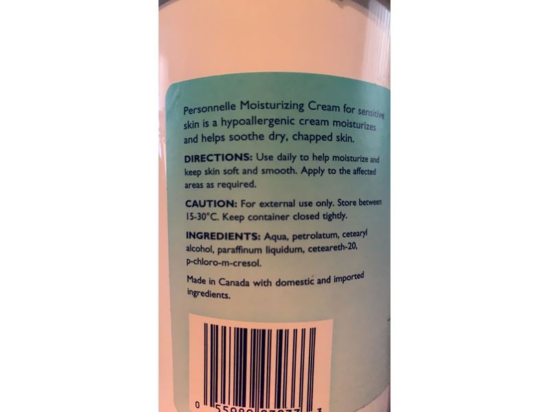 Personnelle Moisturizing Cream, 450 g