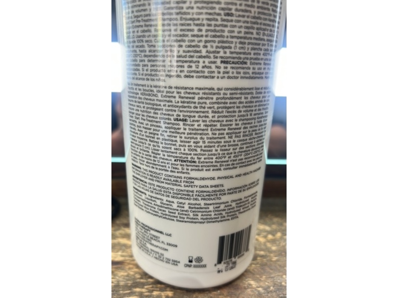 Keratherapy Extreme Renewal Maximum Strength Smoothing Treatment, 33.8 fl oz/1000 mL