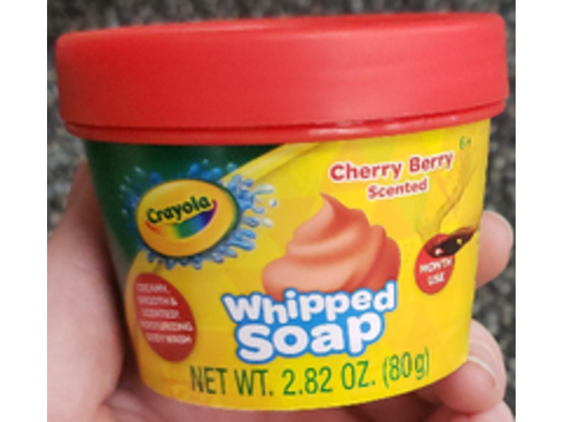 Crayola Whipped Soap, Cherry Berry Scented, 2.82 oz/80 g, Pack Of 2
