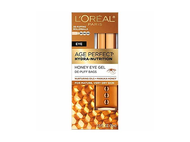 L'Oreal Paris Age Perfect Hydra-Nutrition Honey Eye Gel, 0.5 fl oz/15 mL