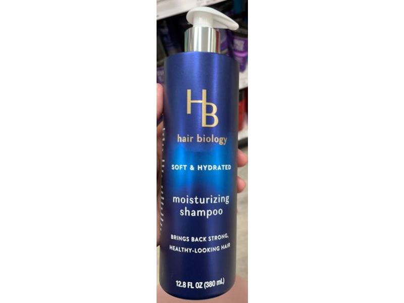 Hair Biology Moisturizing Shampoo, Soft & Hydrated, 12.8 fl oz/380 mL