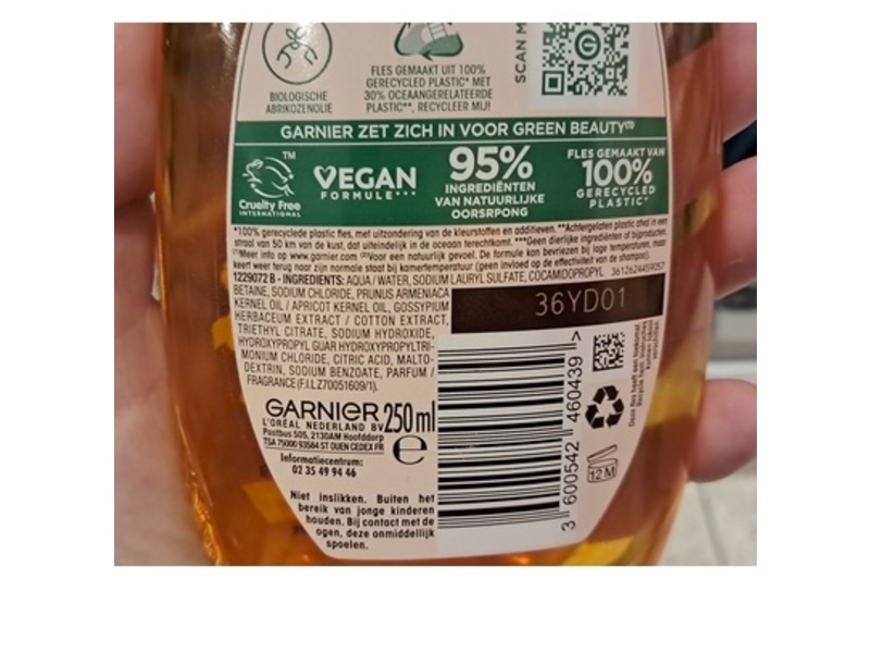 Garnier Loving Blends Kids 2-In-1 Shampoo & Conditioner, Apricot & Cotton Blossom, 250 mL