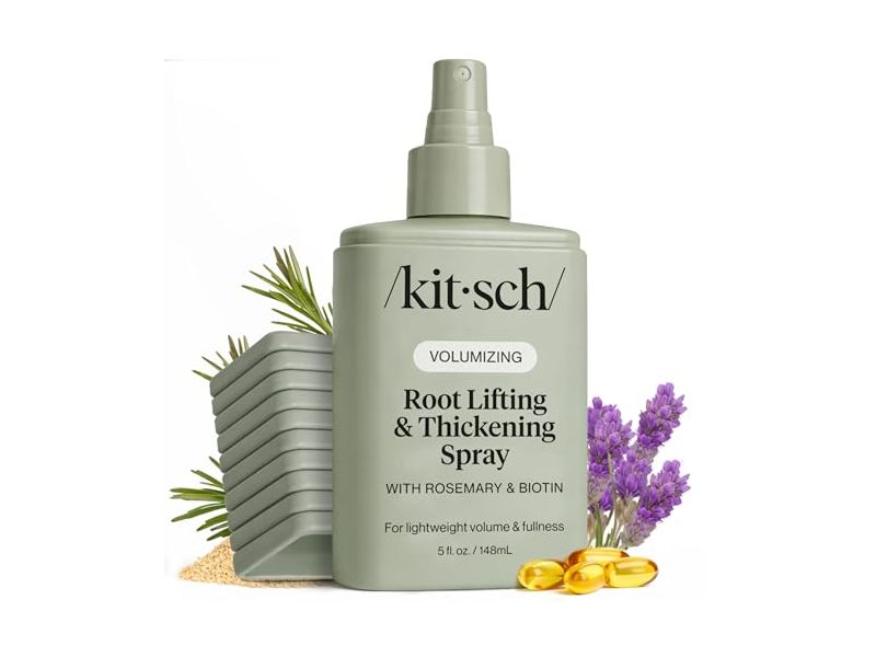 Kitsch Root Lifting & Thickening Spray, Volumizing, Rosemary & Biotin, 5 fl oz/148 mL