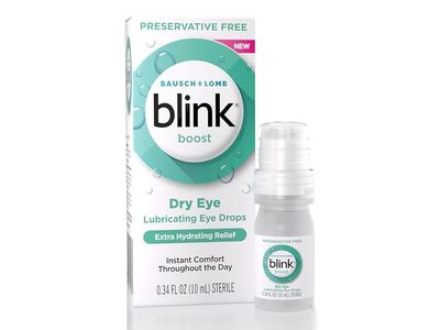 Blink Boost Dry Eye Lubricating Eye Drops, Extra Hydrating Relief, 0.34 fl oz/10 mL