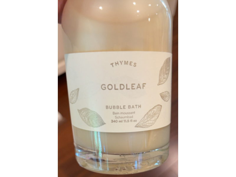 Thymes Bubble Bath, Goldleaf, 11.5 fl oz/340 mL