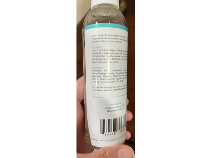 Pore Infusion Skincare Gentle Cleanser, 6 oz/180 mL
