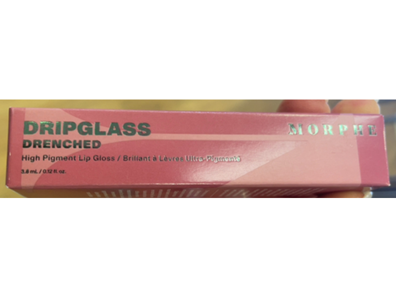 Morphe Dripglass Drenched High Pigment Lip Gloss, Mauve Splash, 0.12 fl oz/3.8 mL