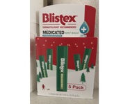 Blistex Medicated Lip Balm, SPF 15, Mint, 0.15 oz/4.25 g, 5 Pack - thumbnail 2