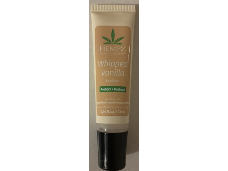 Hempz Protect + Hydrate Lip Balm, Whipped Vanilla, 0.44 fl oz/13 mL