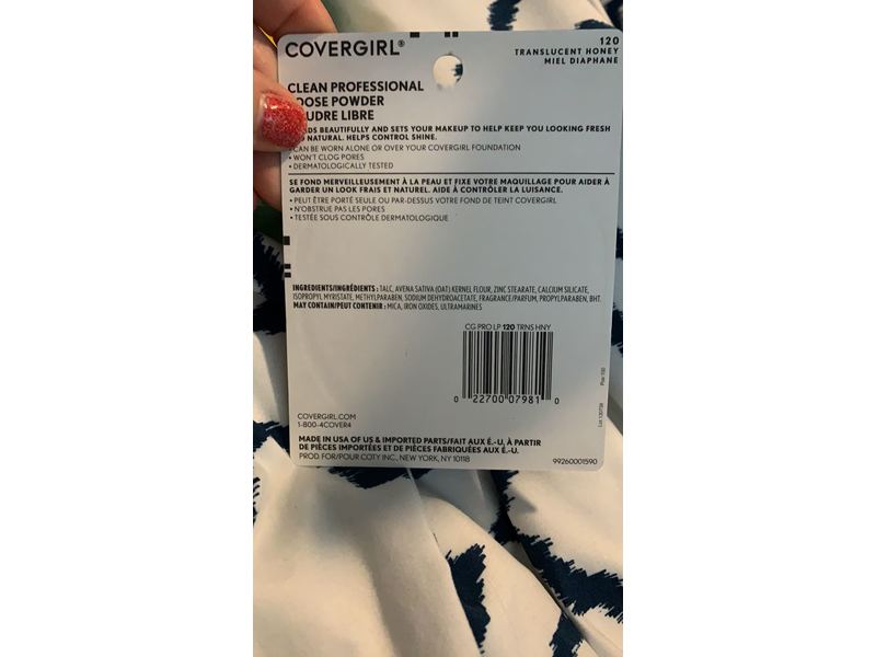 CoverGirl Professional Loose Powder, 120 - Translucent Honey, 0.70 oz