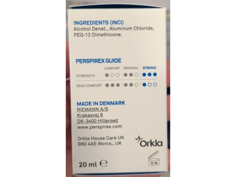 Perspirex Strong Extra-Effective Antiperspirant Roll-On, 20 mL