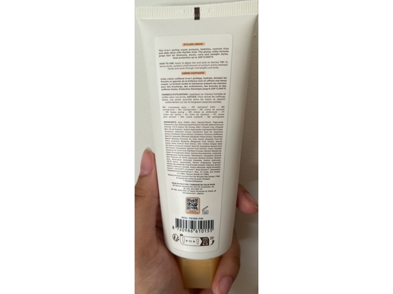 Gisou Honey Milk 5-in-1 Styling Cream, 5 fl oz/150 mL