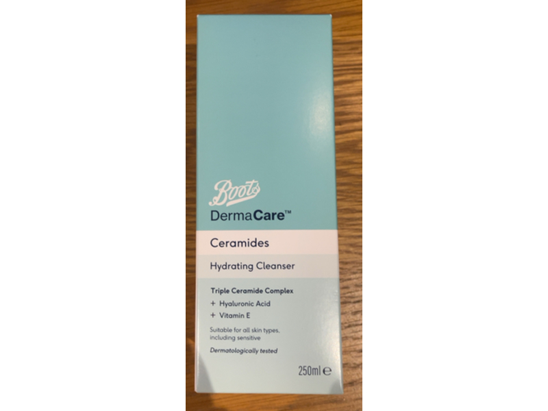 Boots DemaCare Ceramides Hydrating Cleanser, 250 mL