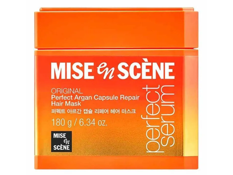 Mise En Scene Original Perfect Argan Capsule Repair Hair Mask, 6.34 oz/180 g