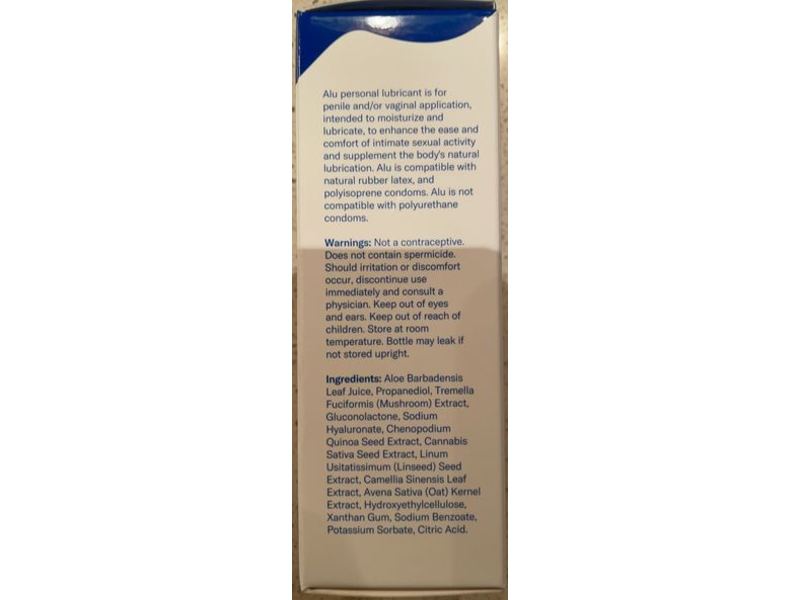 Dame Alu, Aloe Lube, 4 fl oz/118 mL