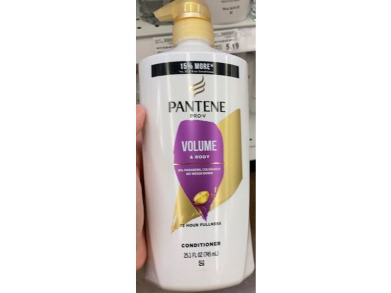 Pantene Pro-V Volume & Body Conditioner, 25.1 fl oz/745 mL