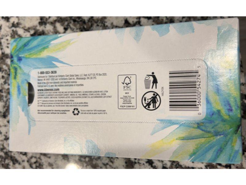 Kleenex Soothing Lotion, Coconut Oil + Aloe, 120 Wipes