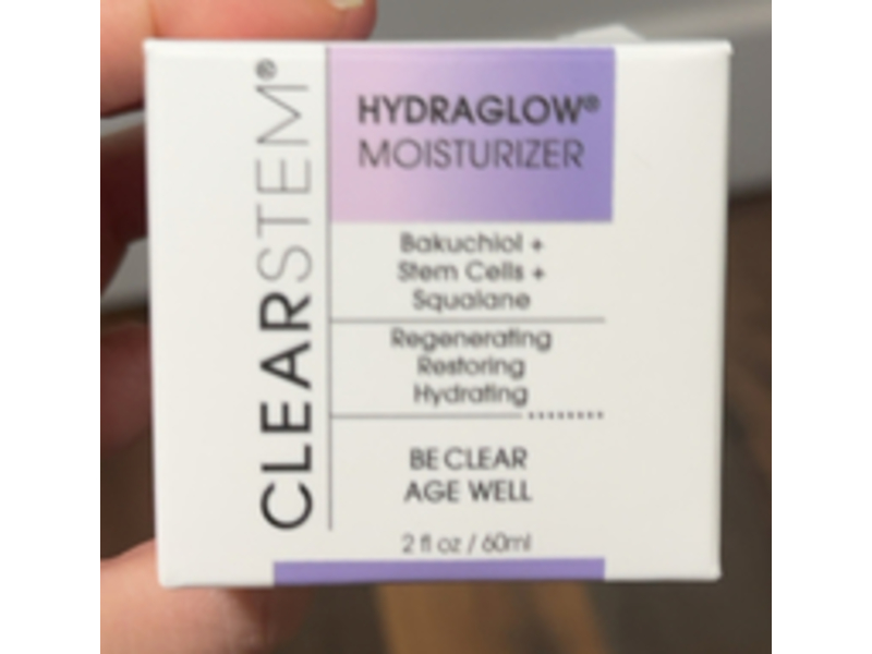 Clearstem Hydraglow Moisturizer, Bakuchiol + Stem Cells + Squalane, 2 fl oz/60 mL