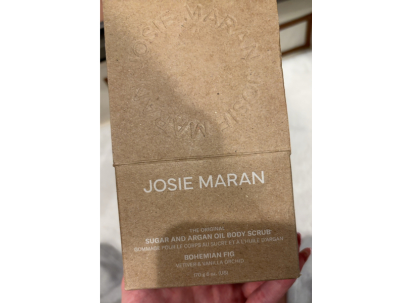 Josie Maran The Original Sugar & Argan Oil Body Scrub, Bohemian Fig, 6 oz/170 g
