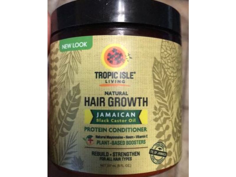Tropic Isle Living Natural Hair Growth Protein Conditioner, 8 fl oz/237 mL