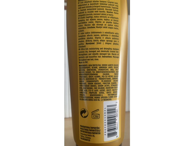 RICH Pure Luxury Intense Moisture Shampoo, 8.45 fl oz/250 mL