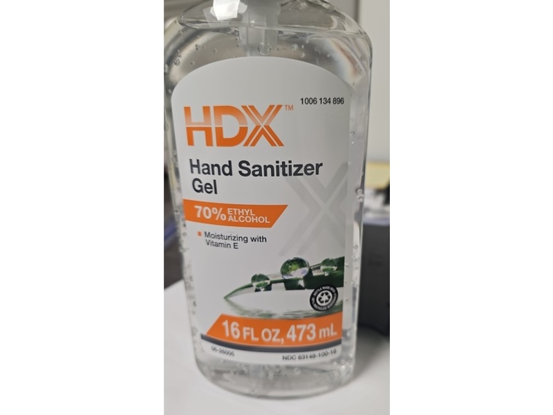 HDX Hand Sanitizer Gel, 16 fl oz/473 mL