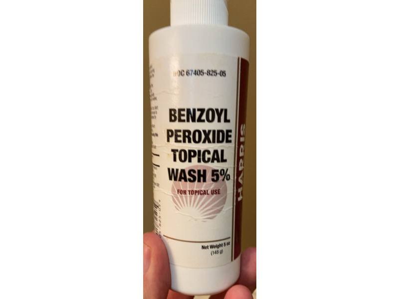Harris Benzoyl Peroxide Topical Wash, 5 oz/148 g
