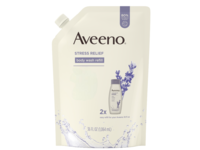 Aveeno Stress Relief Body Wash Refill, Prebiotic Oat + Lavender Scent, 36 fl oz/1064 mL - thumbnail 2