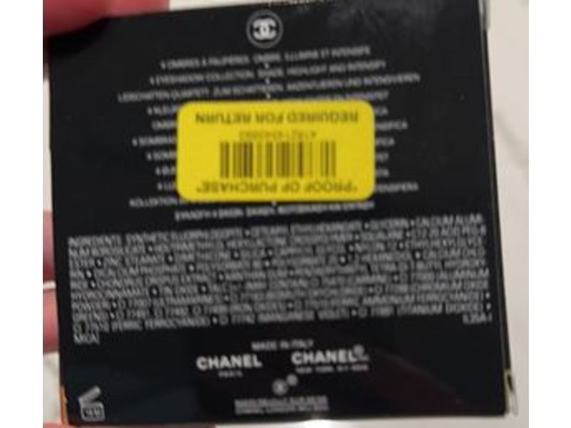 Chanel Les 4 Ombres Multi-Effect Quadra Eyeshadow, 226 Tisse Rivoli, 0.07oz/2 g