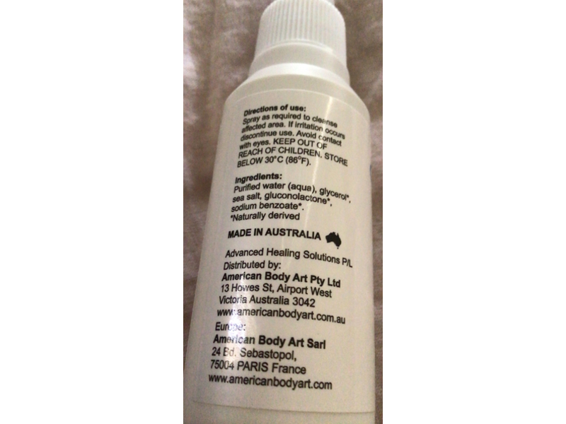 CleanSkin All Natural Premium Aftercare Body Spray, Sea Salt