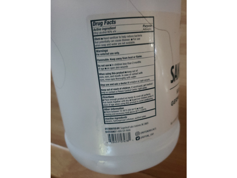 Neptune Hand Sanitizer Gel, 3.79 L