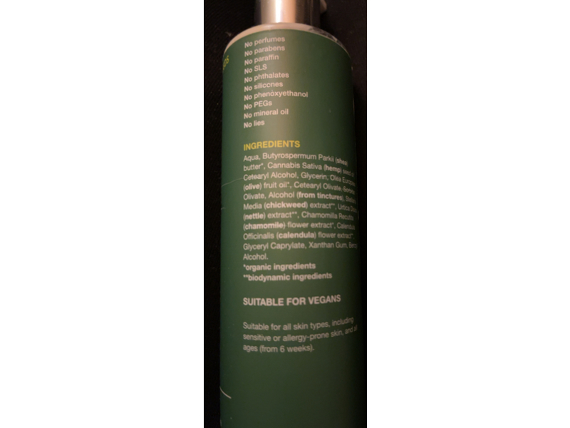 Balmonds Daily Moisturizing Cream, Hemp & Shea, 10.5 oz/300 mL