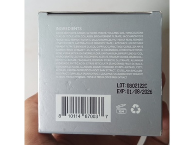 Skintific Deep Pores Cleansing Clay Mask, Alaska Volcano Clay, 1.83 fl oz/ 55 g