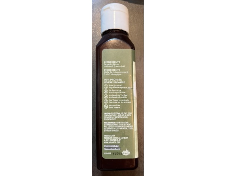 Aura Cacia Skin Care Oil, Castor, 4 fl oz/118 mL