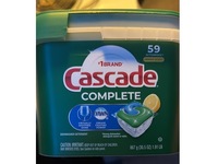 Cascade Complete Dishwasher Detergent, Lemon, 59 Pacs, 30.5 oz/867 g - Image 3