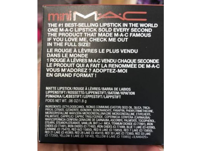 M.A.C Mini Matte Lipstick, Velvet Teddy, 06 oz/1.8 g