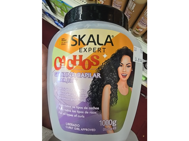 Skala Expert Gelatina Capilar Hair Jelly, Cachos, 35.2 oz/1000 g