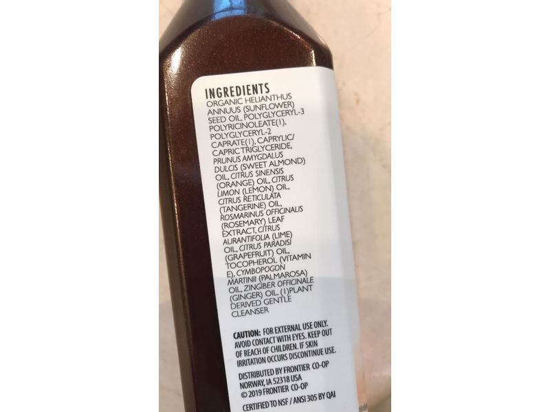 Aura Cacia Bodi Gentle Cleansing Oil, Citrus, 8 fl oz/237 ml