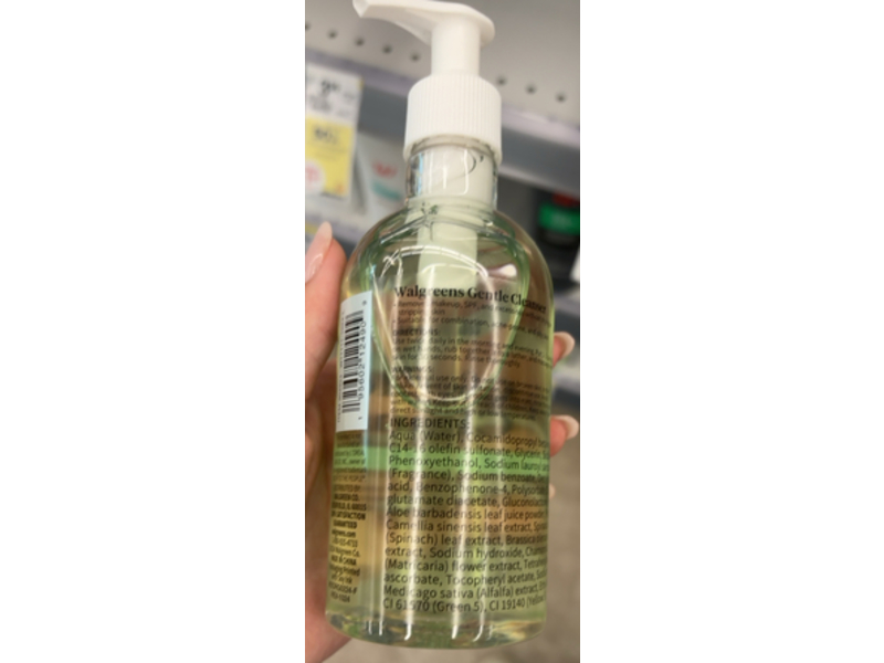 Walgreens Gentle Cleanser, 8 fl oz/240 mL