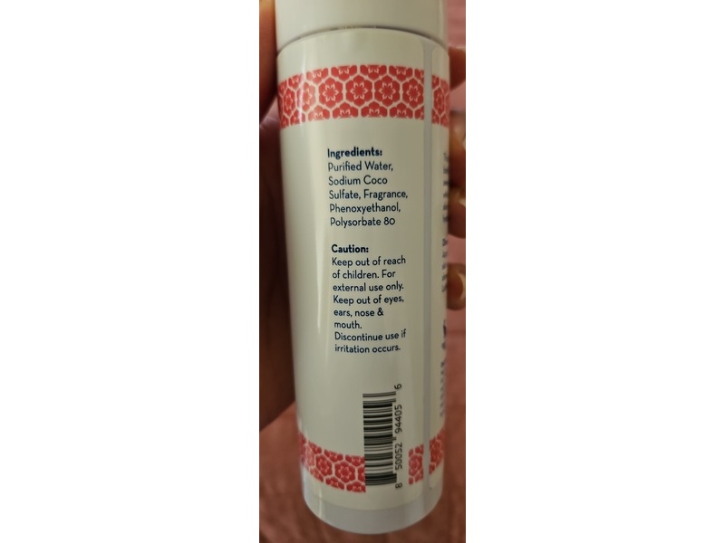Naples Soap Company Foaming Body Wash, Florida Sweet Grapefruit, 6.76 fl oz/200 mL
