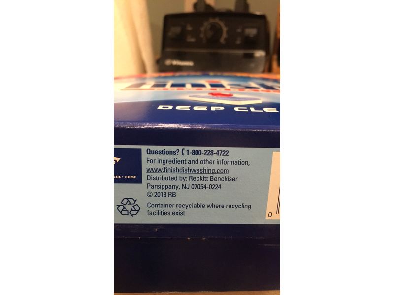 Finish Powerball Deep Clean Fresh Scent Dishwasher Dishwashing Tablets, 94 tablets