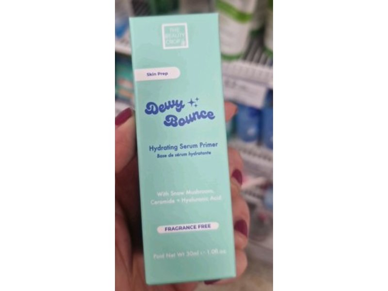 The Beauty Crop Dewy + Bounce Hydrating Serum Primer, Fragrance Free, 1 fl oz/30 mL