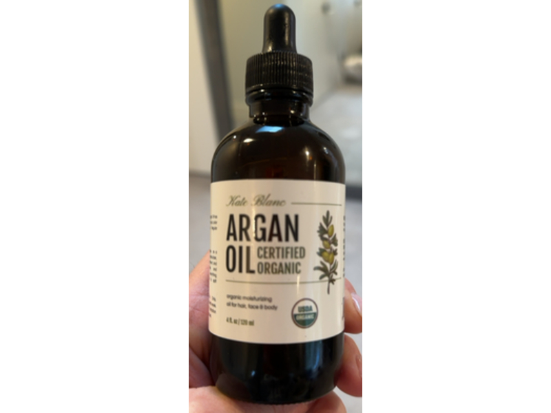 Kate Blanc Certified Organic Argan Oil, 4 fl oz/120 mL