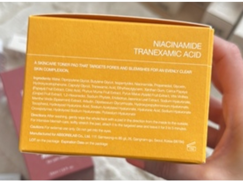 Celimax Pore + Dark Spot Brightening Pad, 3.38 fl oz/100 mL, 40 Count