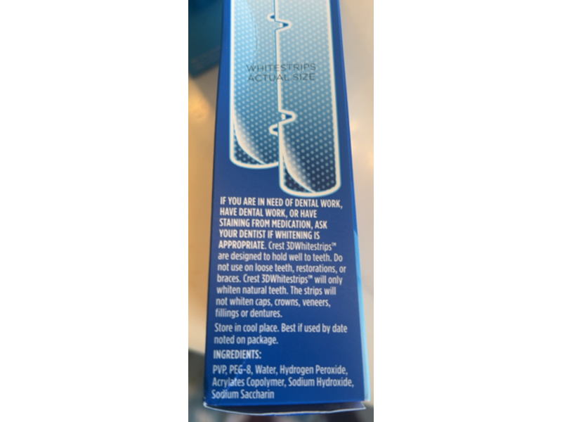 Crest 3D Whitestrips Dental Whitening Kit, 20 Strips