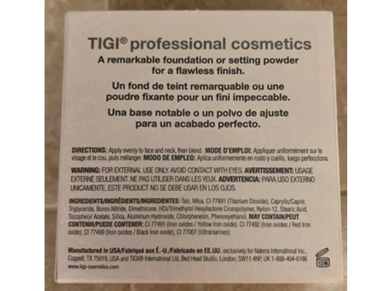 Tigi Powder Foundation, Charm, 0.37 oz/10.5 g