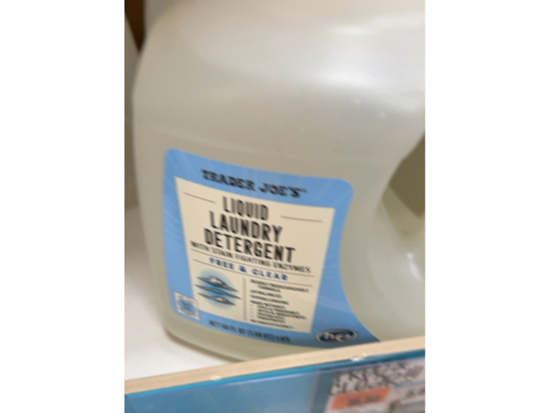Trader Joe's Liquid Laundry Detergent, Free & Clear, 50 fl oz/1.47 L