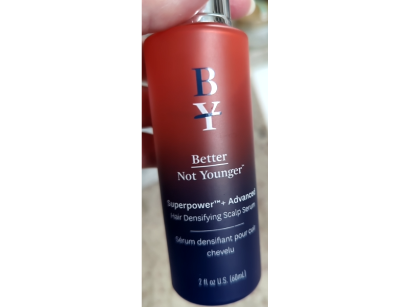 Better Not Younger Superpower+ Advanced Hair Densifing Scalp Serum, 2 fl oz/60 mL