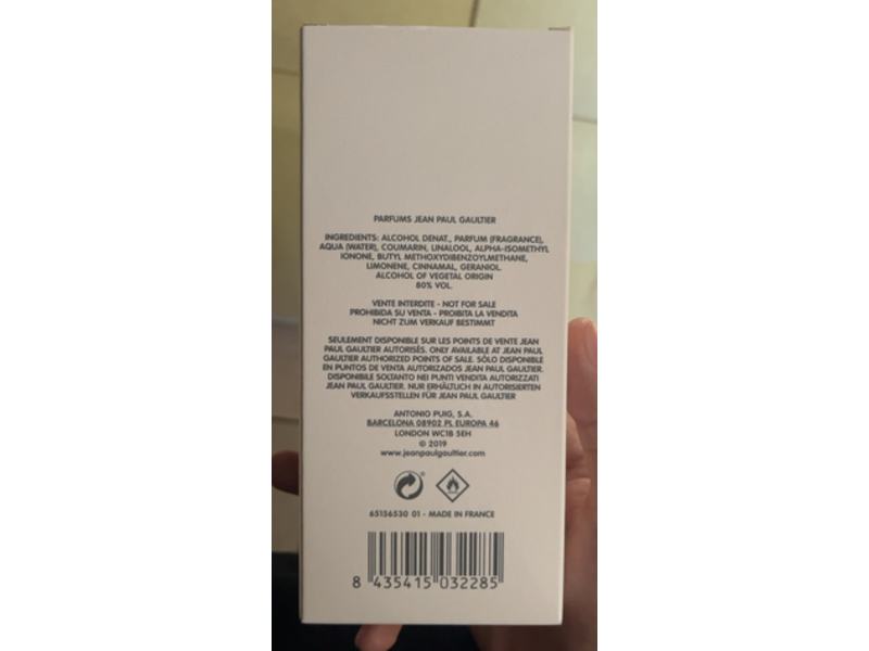 Jean Paul Gaultier Eau De Parfum Intense, Le Male Le Parfum, 4.2 fl oz/125 mL