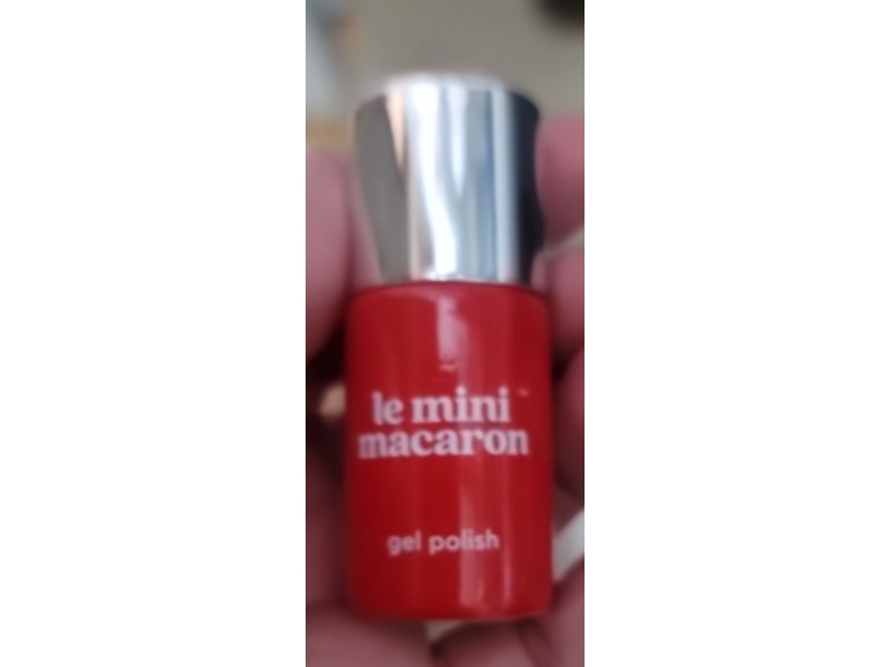Le Mini Macaron Gel Nail Polish, Cherry Red, 0.29 fl oz/8.5 mL